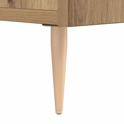 KOMODA DĄB ARTISAN 100X36X60CM MATERIAŁ DREWNOPOCHODNY