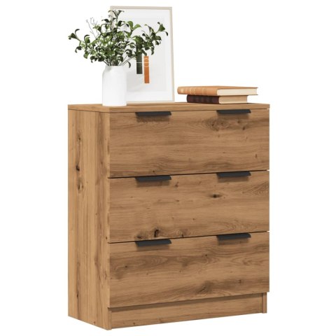 KOMODA DĄB ARTISAN 60X30X70CM MATERIAŁ DREWNOPOCHODNY