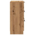KOMODA DĄB ARTISAN 60X30X70CM MATERIAŁ DREWNOPOCHODNY