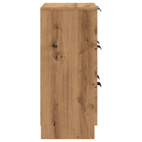 KOMODA DĄB ARTISAN 60X30X70CM MATERIAŁ DREWNOPOCHODNY