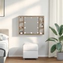 SZAFKA Z LUSTREM I OŚWIETLENIEM LED DĄB ARTISAN 76X15X55CM