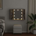 SZAFKA Z LUSTREM I OŚWIETLENIEM LED DĄB ARTISAN 76X15X55CM