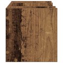 VidaXL Organizator biurka Stare drewno 44,5 x 24 x 25 cm