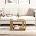 VidaXL Stolik kawowy Dąb rzemieślniczy 51,5 x 51,5 x 30 cm