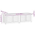 SKRZYNIA OGRODOWA Z WORKIEM 175X50X55CM LITE DREWNO TEKOWE