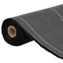 VidaXL Agrowłóknina antychwastowa, czarna, 0,5x10 m, PP