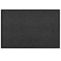 DYWANIK DRZWIOWY ANTRACYT 60X40X1.2CM TKANINA TEDDY