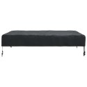 VidaXL Pokrowiec na Stół Gładki Czarny 92 x 92 x 15 cm tkanina