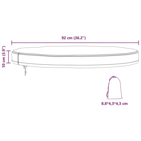 VidaXL Pokrowiec na stół na świeżym powietrzu 92 x 92 x 10 cm