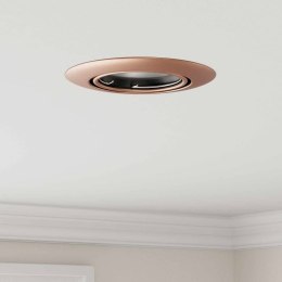 VidaXL Reflektor 6 pcs miedziany 9 x 9 x 2.5 cm Metal