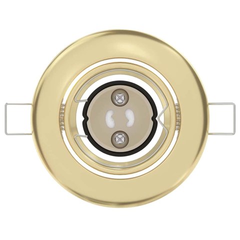 VidaXL Reflektor 6 pcs złoty 9 x 9 x 2.5 cm Metal