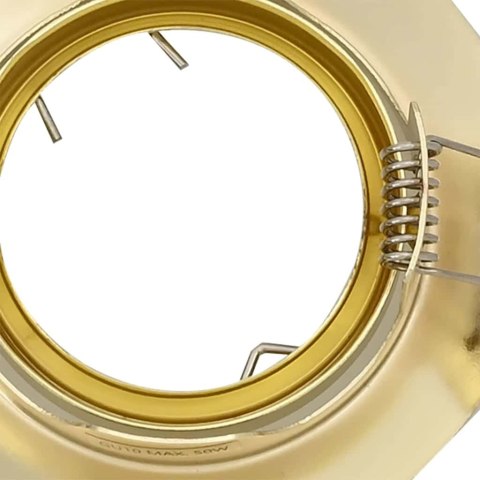 VidaXL Reflektor 6 pcs złoty 9 x 9 x 2.5 cm Metal