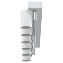 VidaXL Reflektor sufitowy Biały 73 x 6,5 x 11,5 cm Metal