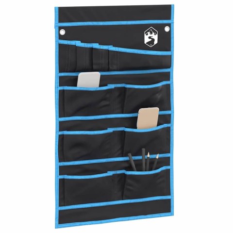 VidaXL Torba do przechowywania Czarny i niebieski 63,5 x 40 cm oxford