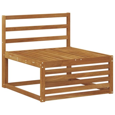 VidaXL Zestaw sof na zewnątrz 4 Sztuka Naturalny Lite Drewno Akacji