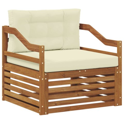 VidaXL Zestaw sof na zewnątrz Lite Drewno Akacji Naturalny