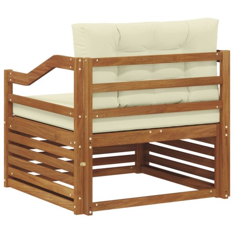 VidaXL Zestaw sof na zewnątrz Lite Drewno Akacji Naturalny