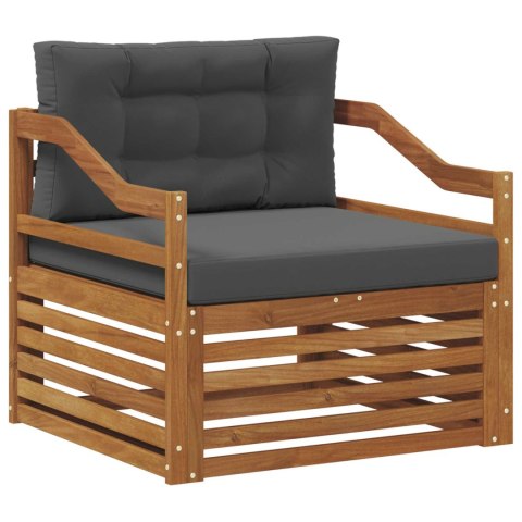 VidaXL Zestaw sof na zewnątrz Lite Drewno Akacji Naturalny