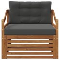 VidaXL Zestaw sof na zewnątrz Lite Drewno Akacji Naturalny