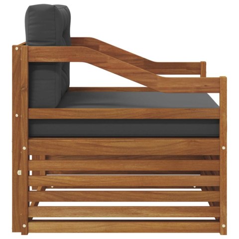 VidaXL Zestaw sof na zewnątrz Lite Drewno Akacji Naturalny