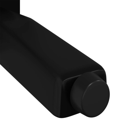 VidaXL Nogi Stojące 2 pcs Czarny 40 x 40 x 100 mm Żelazo