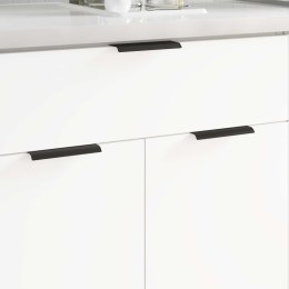 VidaXL Uchwyt 12 pcs Czarny 120 x 39.6 x 17 mm Aluminium