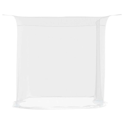 VidaXL Moskitiera wisząca, biała, 220x120x150 cm
