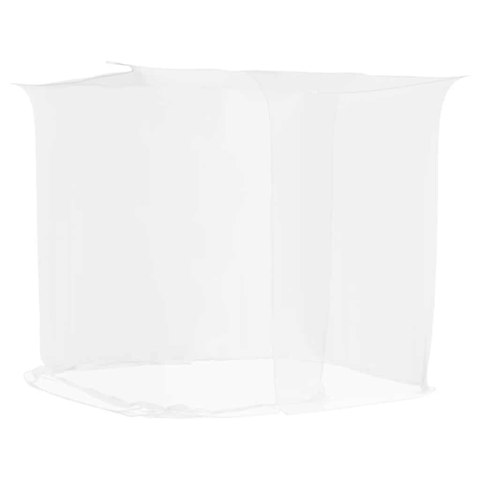 VidaXL Moskitiera wisząca, biała, 220x120x150 cm