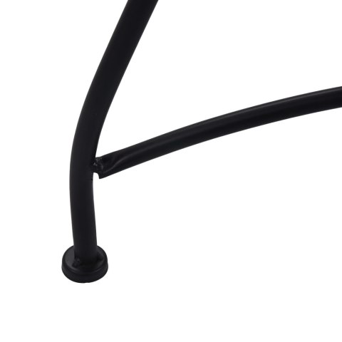 VidaXL Mozaikowy stolik bistro, brązowy, 60 cm, ceramiczny