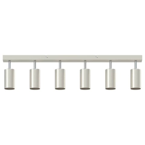 VidaXL Reflektor sufitowy Z reflektorami Nikiel 73 x 6 x 16 cm Metal