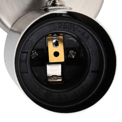 VidaXL Reflektor sufitowy Z reflektorami Nikiel 73 x 6 x 16 cm Metal