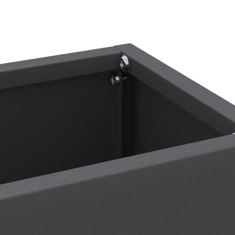 STOJAK NA PARASOL CZARNY 28X12X41CM STAL