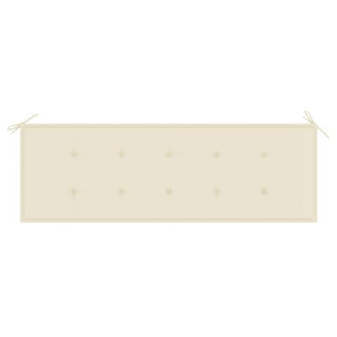 3-OS. ŁAWKA OGRODOWA Z PODUSZKĄ 150CM LITY EUKALIPTUS