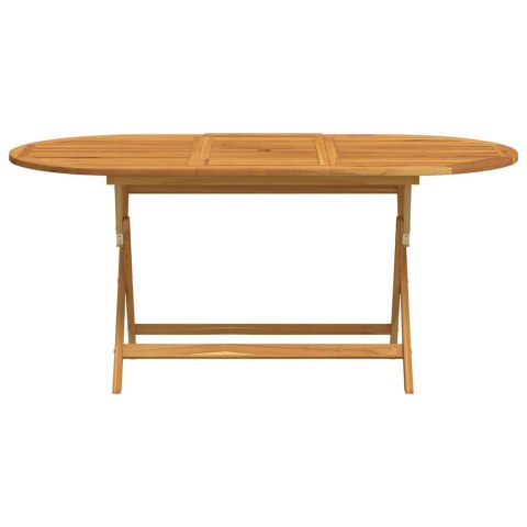 SKŁADANY STÓŁ OGRODOWY 160X85X75 CM LITE DREWNO EUKALIPTUSOWE