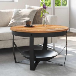 VidaXL Stolik kawowy, Ø68x43 cm, lite drewno akacjowe