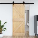 VidaXL Drzwi NARVIK Naturalny 85 x 210 cm Lite Drewno Sosnowe