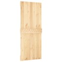 VidaXL Drzwi NARVIK Naturalny 85 x 210 cm Lite Drewno Sosnowe