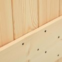 VidaXL Drzwi NARVIK Naturalny 90 x 210 cm Lite Drewno Sosnowe