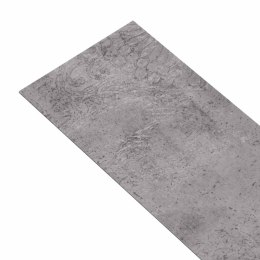 VidaXL Samoprzylepna Deska Podłogowa 32 pcs Cementowy brąz 4,46 m² PVC