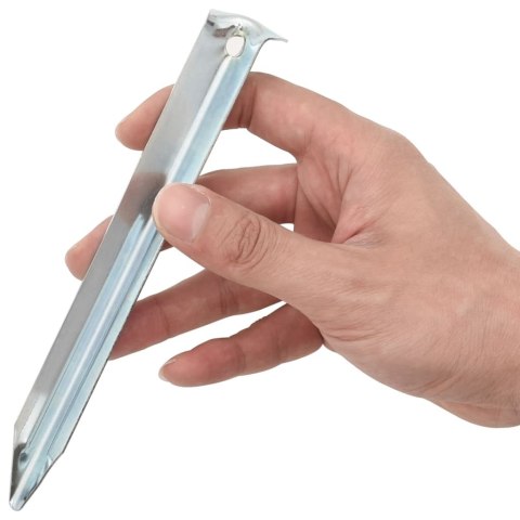 ŚLEDZIE DO NAMIOTU 24 SZT. 17CM Ø20 MM STAL GALWANIZOWANA