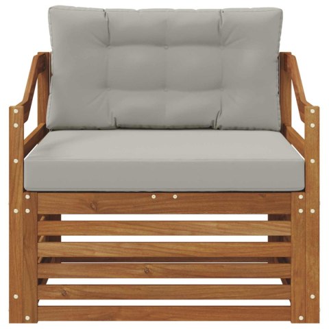 VidaXL Zestaw sof na zewnątrz Lite Drewno Akacji Naturalny
