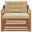 VidaXL Zestaw sof na zewnątrz Lite Drewno Akacji Naturalny