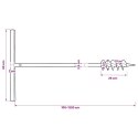 ŚWIDER GLEBOWY Z UCHWYTEM 80MM PRZEDŁUŻANY 13M STAL