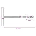 ŚWIDER GLEBOWY Z UCHWYTEM 80MM PRZEDŁUŻANY 9M STAL