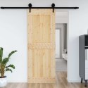 VidaXL Drzwi NARVIK Naturalny 85 x 210 cm Lite Drewno Sosnowe