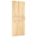 VidaXL Drzwi NARVIK Naturalny 85 x 210 cm Lite Drewno Sosnowe