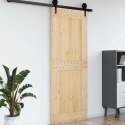 VidaXL Drzwi NARVIK Naturalny 90 x 210 cm Lite Drewno Sosnowe