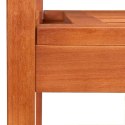 DWUOSOBOWA ŁAWKA OGRODOWA 120CM LITE DREWNO EUKALIPTUSOWE