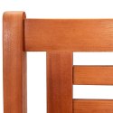 DWUOSOBOWA ŁAWKA OGRODOWA 120CM LITE DREWNO EUKALIPTUSOWE