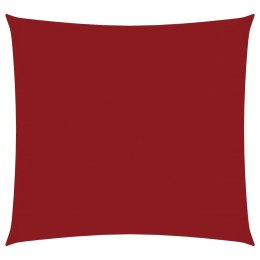 VidaXL Kwadratowy żagiel ogrodowy, tkanina Oxford, 4x4 m, czerwony